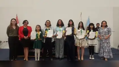 Niños y niñas participan en foro por la sostenibilidad Niños y niñas participan en foro por la sostenibilidad