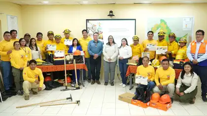 Protección ambiental: Firman plan de trabajo ante incendios forestales