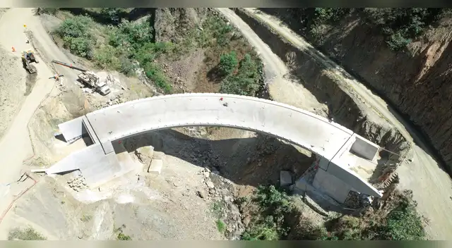 CCECC construye seis puentes en la nueva carretera a Machu Picchu