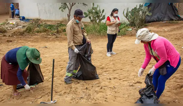 Ejecutan jornada de limpieza en complejo arqueológico de Lambayeque Ejecutan jornada de limpieza en complejo arqueológico de Lambayeque