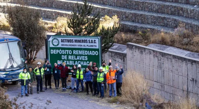 Expertos internacionales visitan proyectos de remediación a cargo de AMSAC