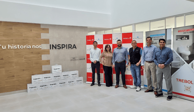 Grupo Celima Trebol dona materiales para construir albergue