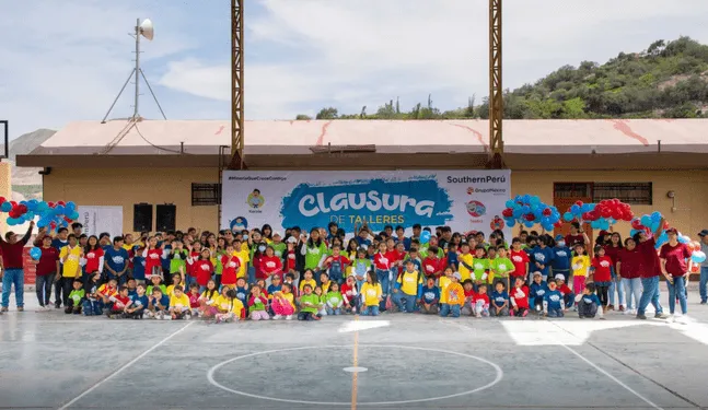 Concluye programa de vacaciones útiles de Southern Perú