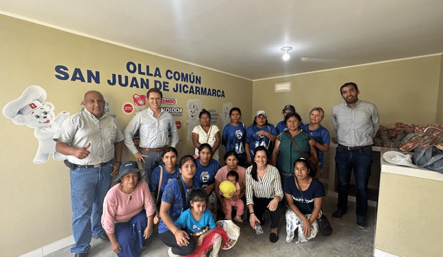 Bimbo Perú implementa módulo de cocina para Olla Común en Huachipa