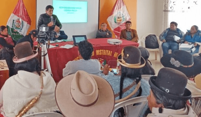 MINEM establece el diálogo entre minera CIEMSA y pobladores del distrito de Palca en Puno