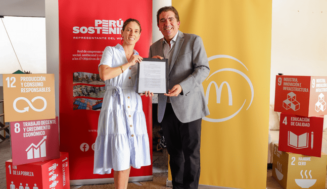 Arcos Dorados es el primer operador de restaurantes en unirse a Perú Sostenible