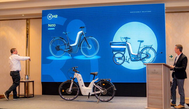 Llega a Perú “Alpha Neo”, la primera bicicleta de hidrógeno en el mundo