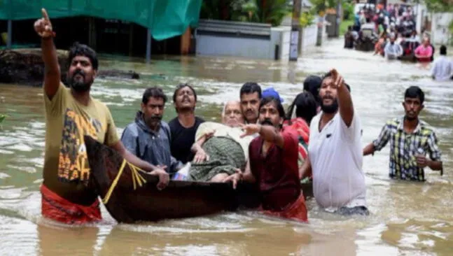 Inundaciones paralizan ciudades de India y China