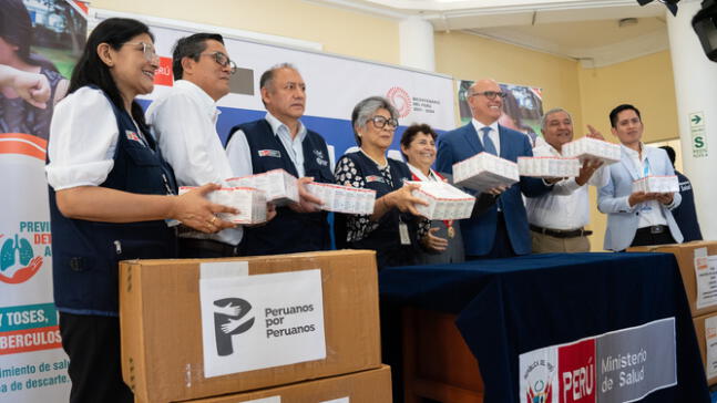 Minsa recibe importante donación para combatir la TB MDR en Perú