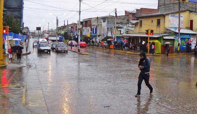 Precipitaciones intensas afectarán a la sierra peruana
