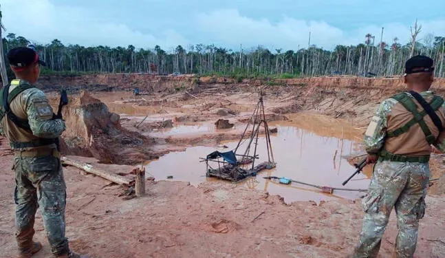 Amazonas: denuncian que policías favorecían la Minería ilegal