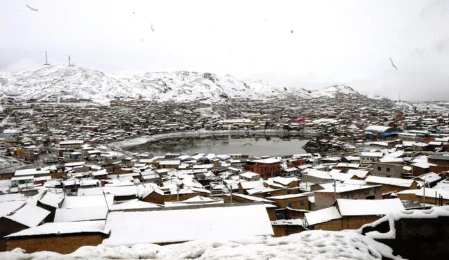 Área del tamaño de Lima es cubierta por intensas nevadas