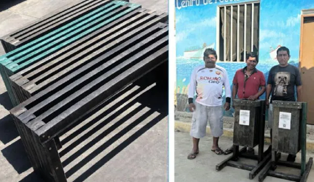 Transforman redes de pesca artesanal en “madera” plástica