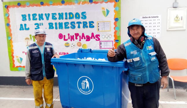 Estudiantes peruanos recolectan 12.5 toneladas de residuos sólidos