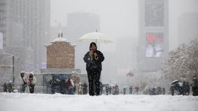 Corea del Sur afronta una de las peores nevadas de su historia