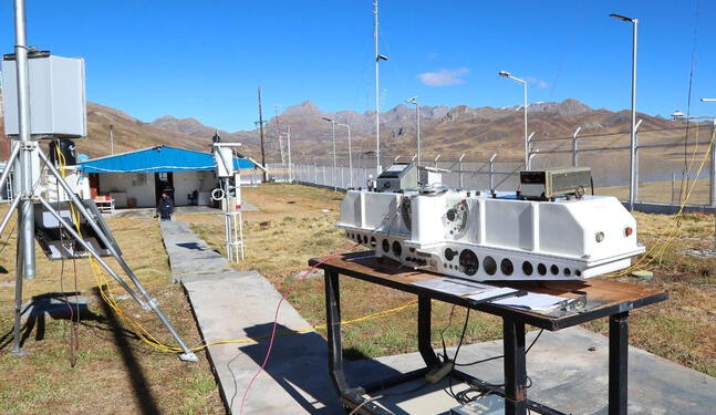 Equipos de alta tecnología analizan gases de efecto invernadero
