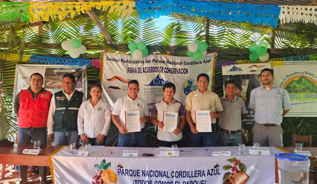 Organizaciones comunales son premiadas por conservar Parque Cordillera Azul