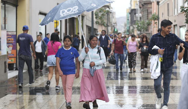 Lima tendrá lluvias dispersas el 1 de enero