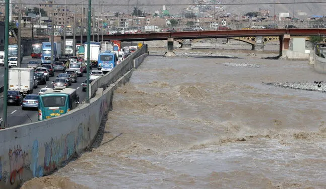 Río Rímac registra preocupante incremento de su caudal