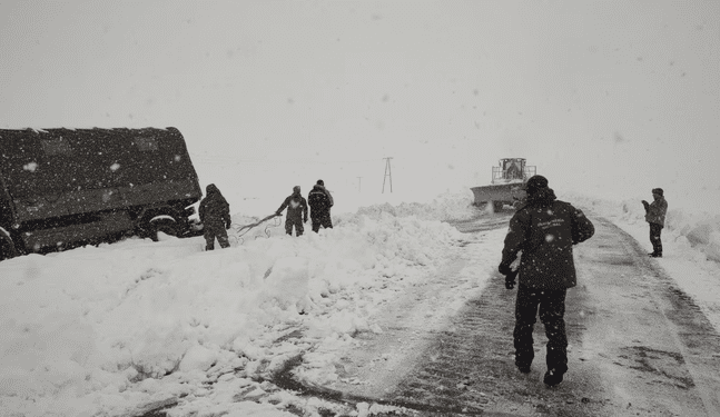 Argelia: Nevadas cubren ciudades y atrapan cientos de personas