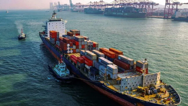 Contaminación de óxido de azufre se redujo en el transporte marítimo