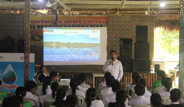 Escolares de Loreto se capacitan en buen uso de recursos hídricos