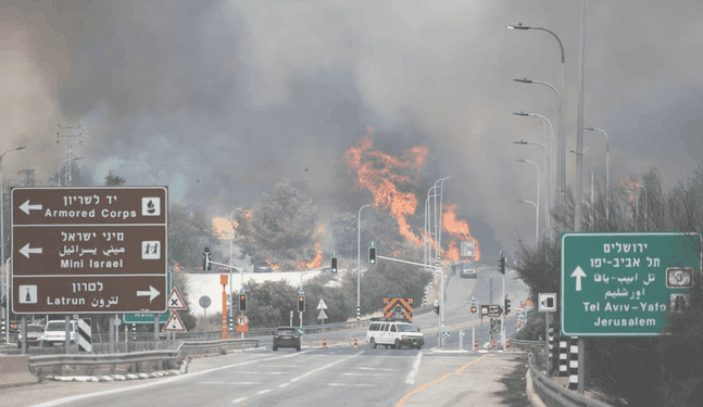 Israel: Incendios forestales arrasan zonas cercanas a Jerusalén