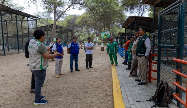 Autoridades forestales brindan asistencia técnica a centros de cría