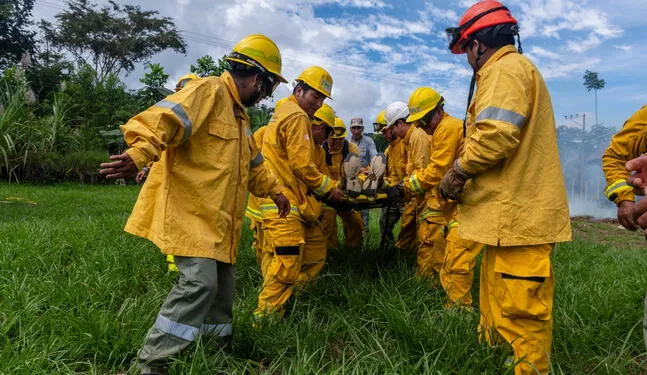 Bomberos forestales se despliegan en Parque Nacional del Manu