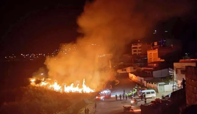 Cusco: Incendio forestal afecta totoral en laguna de Urcos