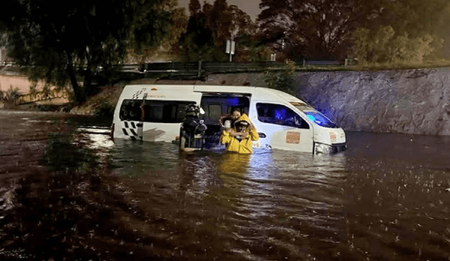 Lluvias y severas inundaciones azotan a México