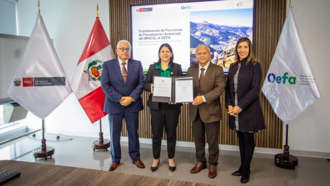 OEFA fiscalizará ambientalmente infraestructuras del sector Cultura