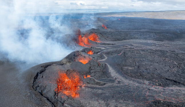 Islandia: Actividad volcánica en cráter Sundhnúk disminuye notoriamente
