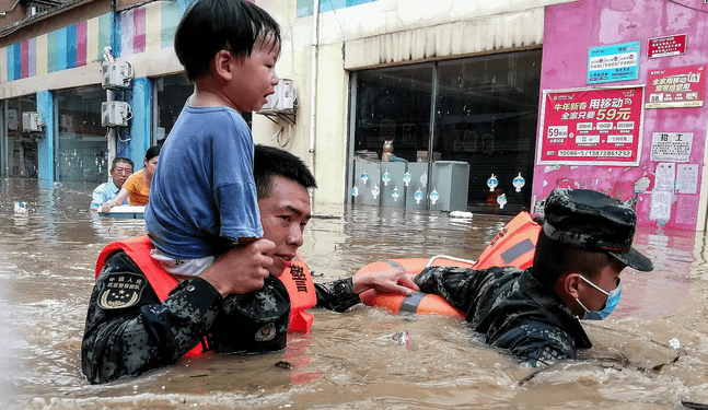China: Lluvias intensas dejan ocho fallecidos y 18 desaparecidos