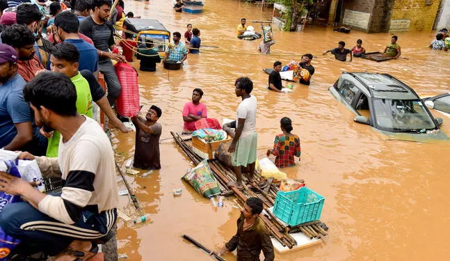 India: Bombay Nueva Delhi en riesgo por intensas precipitaciones