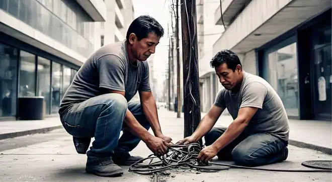 Cables robados, Perú desconectado