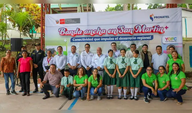 Internet conecta instituciones públicas en San Martín con nuevo proyecto de banda ancha