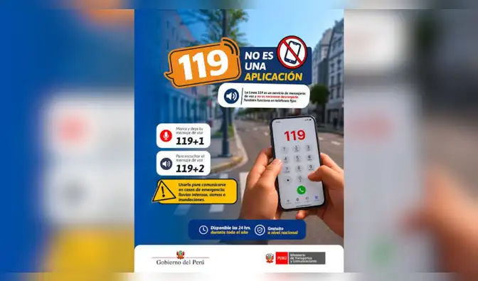 El servicio 119 permite dejar y escuchar mensajes de voz cuando las llamadas convencionales no pueden concretarse por congestión.