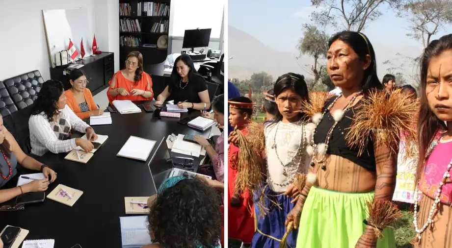 MIMP y el Consejo de Mujeres Awajún Wampis Umukai Yawi consolidan acciones para la atención y prevención de la violencia